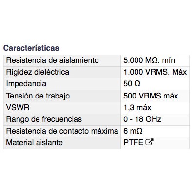 DH CONECTOR SMA HEMBRA PARA CIRCUITO IMPRESO ACODADO