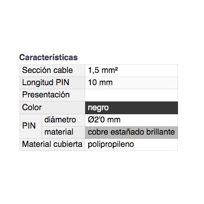 DH PUNTERA AISLADA PARA CRIMPAR