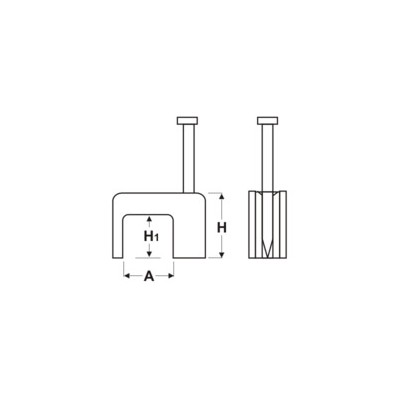 DH GRAPA CABLE PARALELO, 10 ud