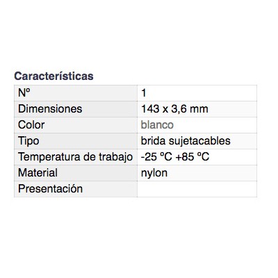 DH BRIDA SUJETACABLES