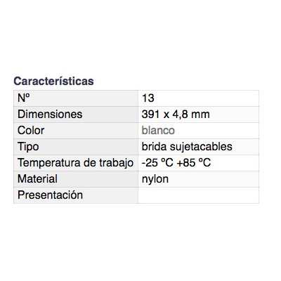 DH BRIDA SUJETACABLES