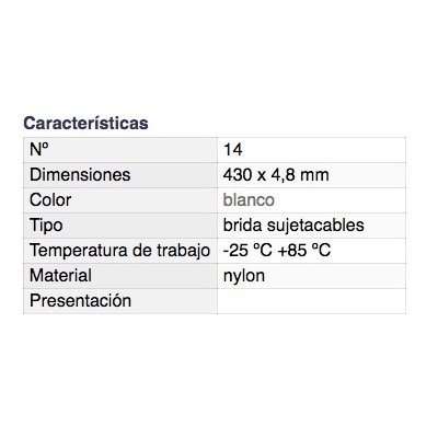 DH BRIDA SUJETACABLES