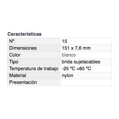 DH BRIDA SUJETACABLES