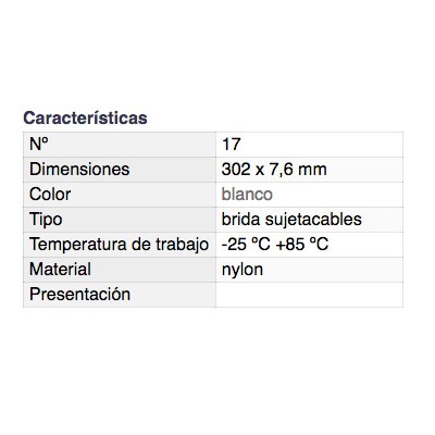 DH BRIDA SUJETACABLES