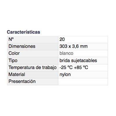 DH BRIDA SUJETACABLES