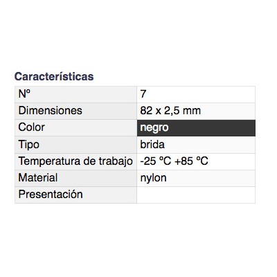 DH BRIDA SUJETACABLES