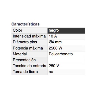 DH CLAVIJA RECTA BIPOLAR ECONÓMICA