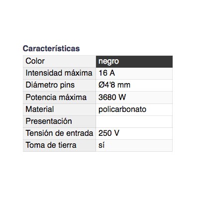 DH CLAVIJA BIPOLAR CON TOMA DE TIERRA Y PASACABLES ECONÓMICA