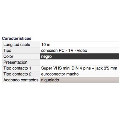 DH CONEXIÓN PC A TV-VÍDEO