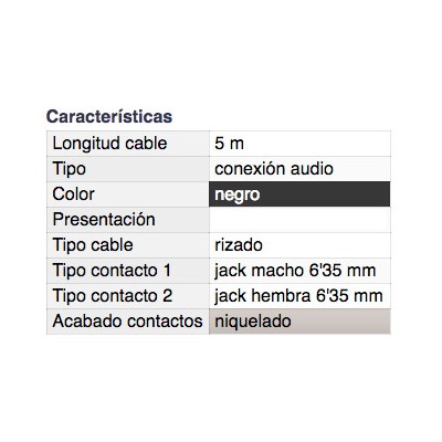 DH CONEXIÓN AUDIO ESTÉREO INYECTADA