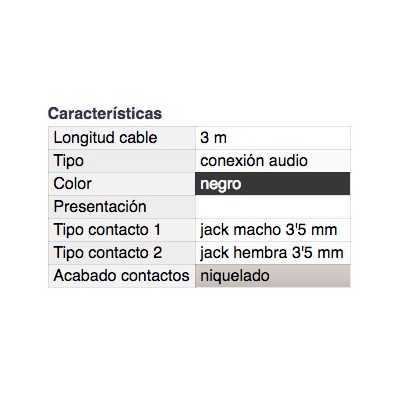 DH CONEXIÓN AUDIO ESTÉREO INYECTADA