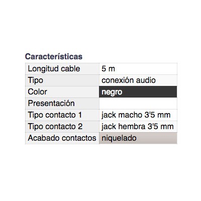 DH CONEXIÓN AUDIO ESTÉREO INYECTADA