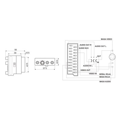 DH ADAPTADOR PERITELEVISION