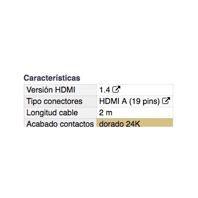 DH CONEXIÓN HDMI 1.4 MACHO ACODADO A MACHO