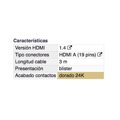 DH CONEXIÓN HDMI 1.4 MACHO ACODADO A MACHO