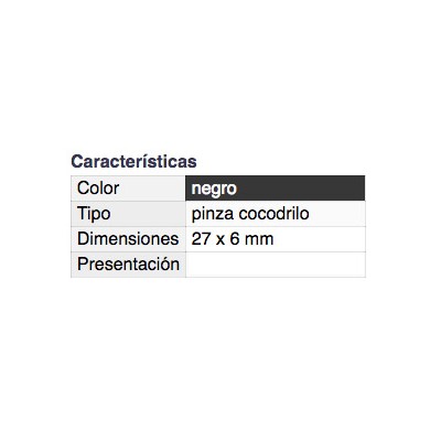 DH PINZA COCODRILO AISLADA