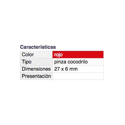 DH PINZA COCODRILO AISLADA