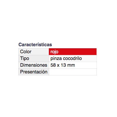 DH PINZA COCODRILO