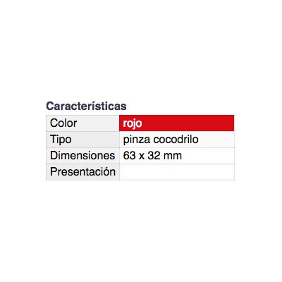 DH PINZA COCODRILO