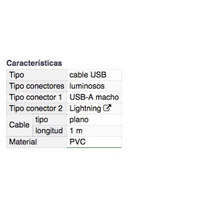 DH CONEXIÓN USB 2.0 CON LUZ PARA SMARTPHONE