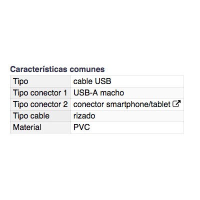 DH CONEXIÓN USB 2.0 A LIGHTING