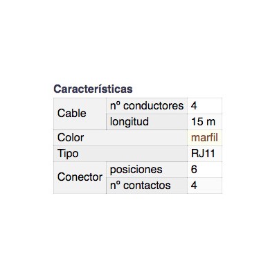 DH CONEXIÓN TELEFÓNICA MACHO A MACHO