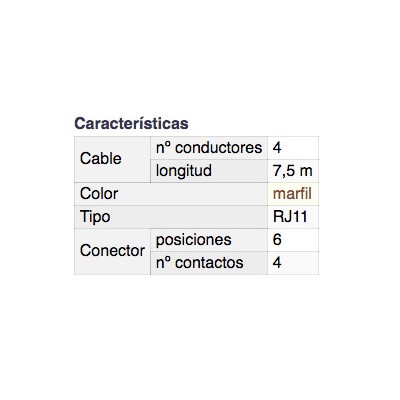 DH CONEXIÓN TELEFÓNICA MACHO A MACHO