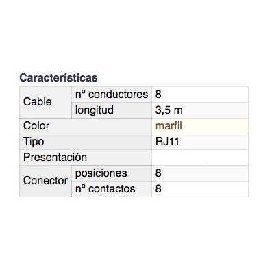 DH CONEXIÓN TELEFÓNICA MACHO A MACHO