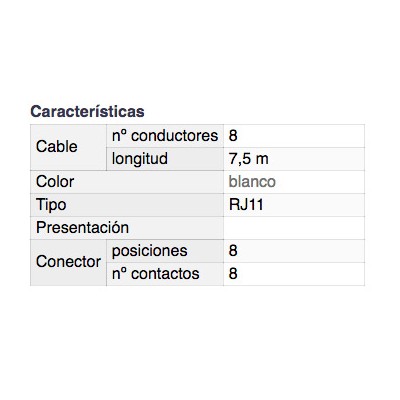 DH PROLONGADOR TELEFÓNICO MACHO A HEMBRA