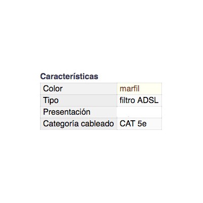 DH FILTRO ADSL