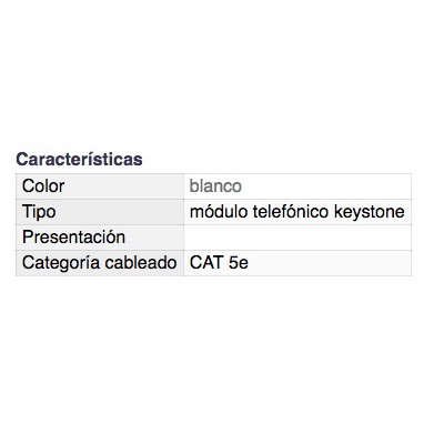 DH MÓDULO TELEFÓNICO KEYSTONE