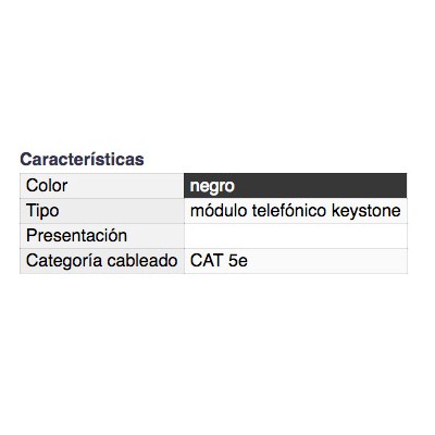 DH MÓDULO TELEFÓNICO KEYSTONE