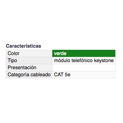 DH MÓDULO TELEFÓNICO KEYSTONE