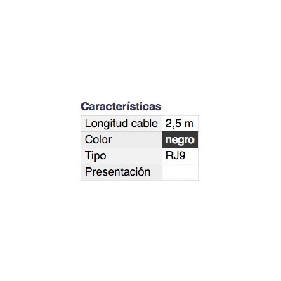 DH ALARGO TELEFÓNICO