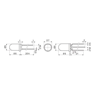 DH DIODO LED 5 MM