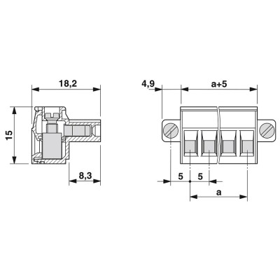 PHOENIX CONECTOR PARA PLACA DE CIRCUITO IMPRESO