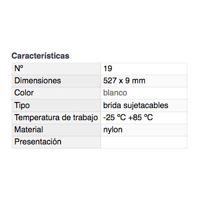 DH BRIDA SUJETACABLES