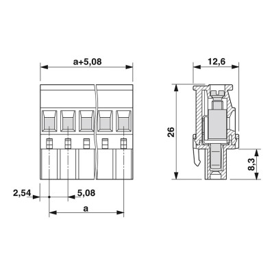 PHOENIX CONECTOR PARA PLACA DE CIRCUITO IMPRESO