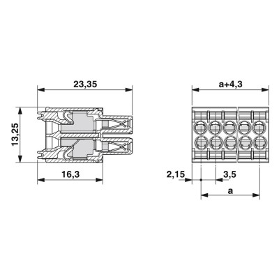 PHOENIX CONECTOR PARA PLACA DE CIRCUITO IMPRESO