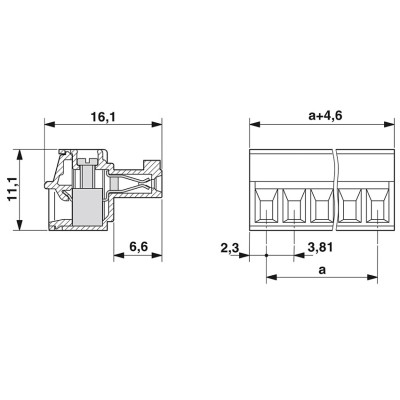 PHOENIX CONECTOR PARA PLACA DE CIRCUITO IMPRESO