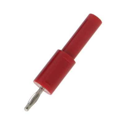 DONAU ENCHUFE ADAPTADOR 2 MM - ENCHUFE 4 MM ROJO