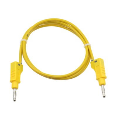 DONAU CABLE DE PRUEBA DE PVC AMARILLO DE 1 M