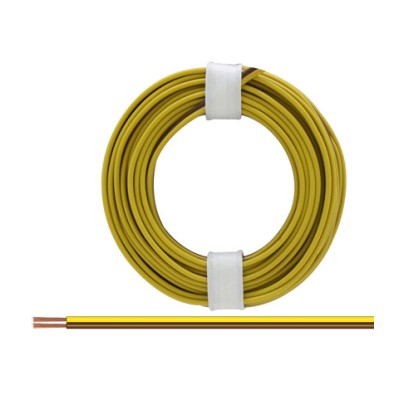 DONAU CABLE DOBLE AMARILLO-MARRÓN DE 5 M