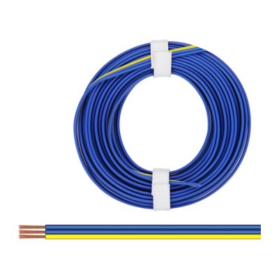 DONAU CABLE TRIPLE AZUL-AZUL-AMARILLO DE 5 M