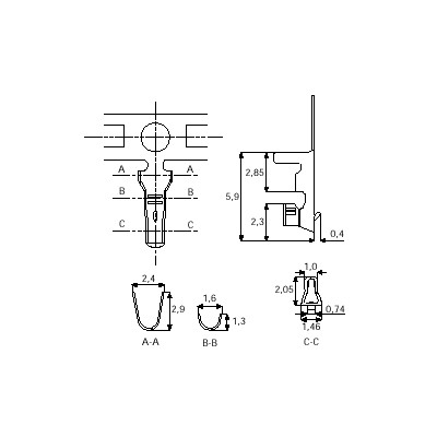 TERMINAL PARA CONECTOR HEMBRA