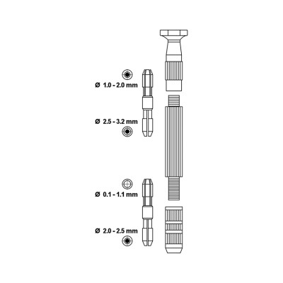 DONAU PORTAHERRAMIENTAS 0,1-3,2 MM