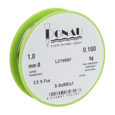 DONAU CABLE DE SOLDADURA LIBRE DE PLOMO Ø 1 MM 100 G