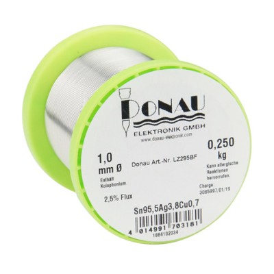 DONAU CABLE DE SOLDADURA LIBRE DE PLOMO Ø 1 MM 250 G