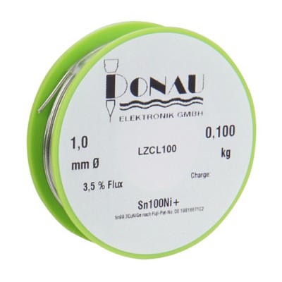 DONAU CABLE DE SOLDADURA TRANSPARENTE Ø 1 mm SN100NI 100 G