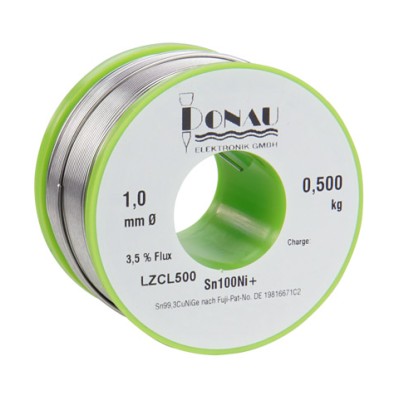 DONAU CABLE DE SOLDADURA TRANSPARENTE Ø 1 MM SN100NI 500 G